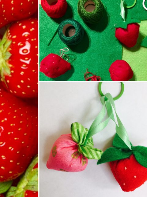 Fabric Strawberries