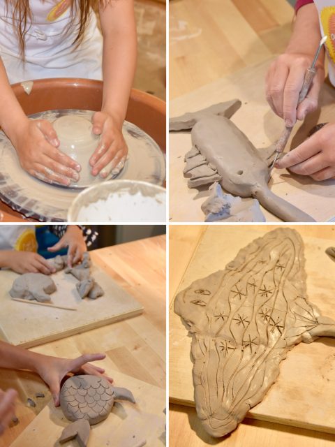 Creating clay creatures